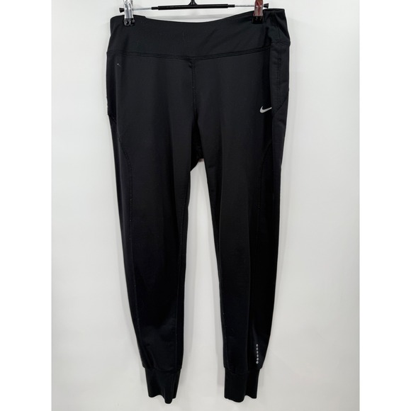 Nike Dri-FIT Running Joggers‎ Training Workout Pants Black Small - Picture 1 of 10